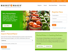 Tablet Screenshot of foodmarketmaker.com